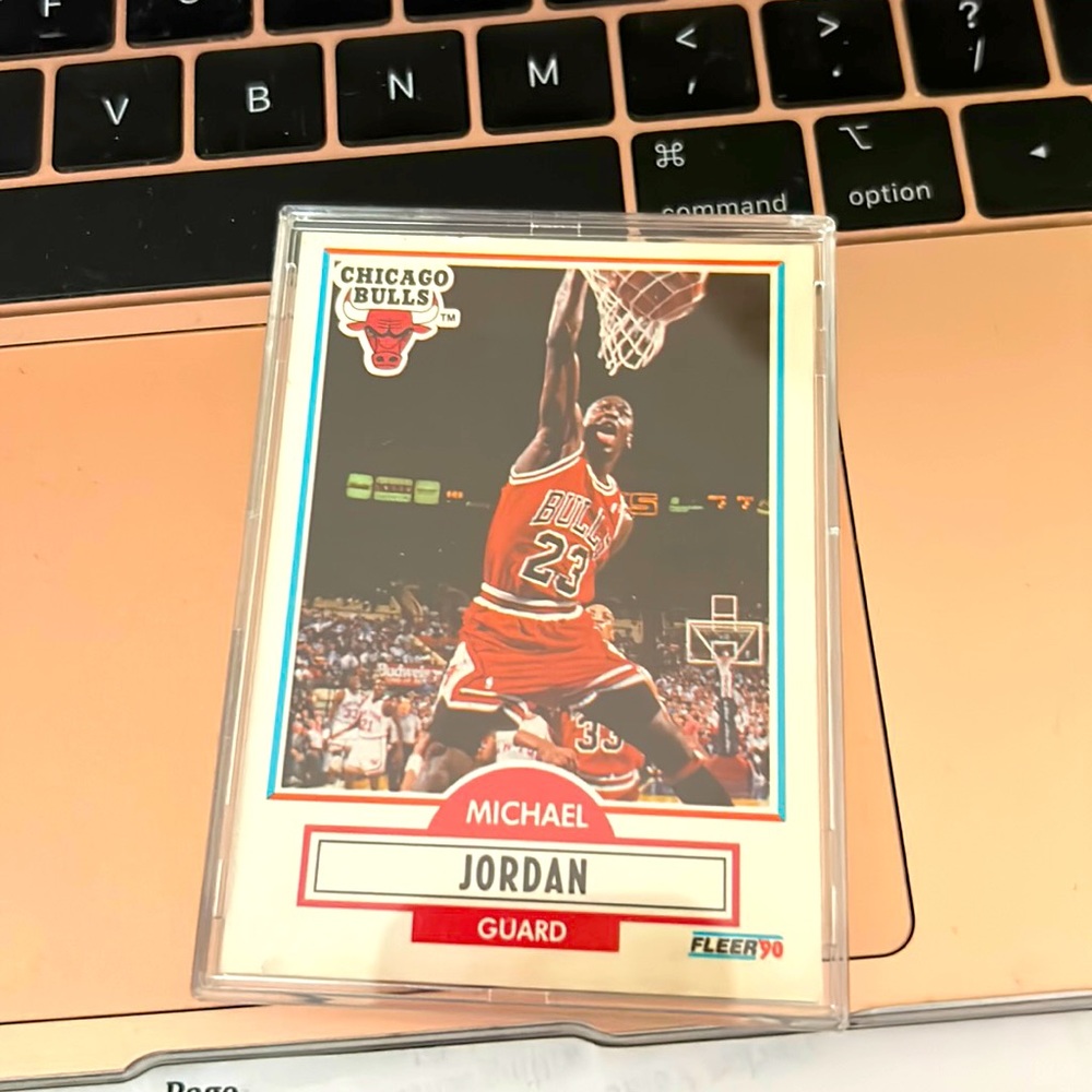Michael Jordan guard fleer 90